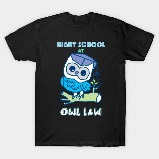 Owl School T-Shirt by martinussumbaji